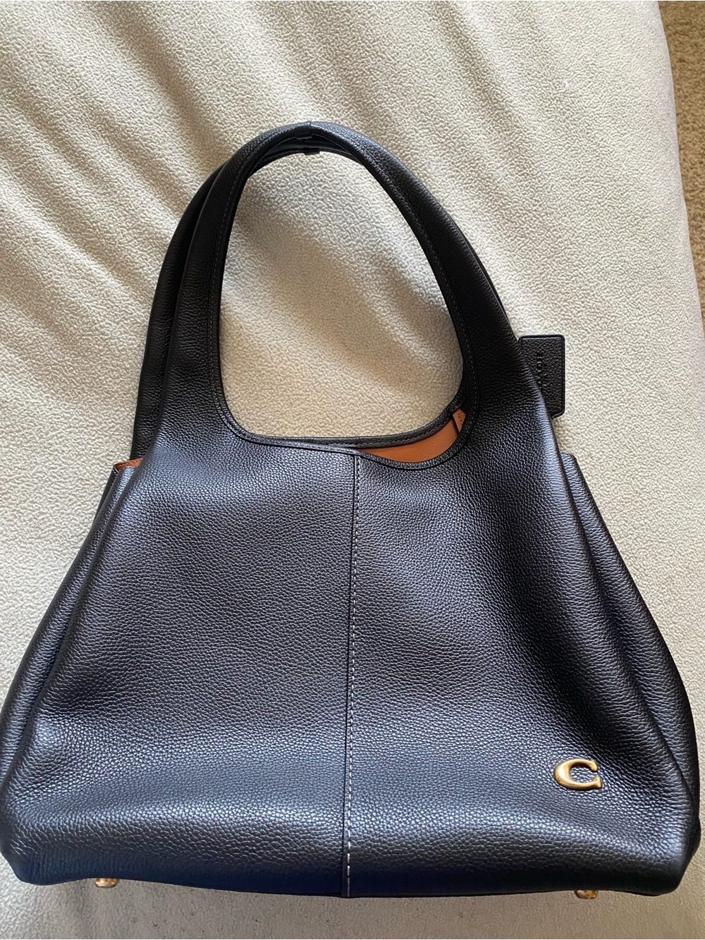 Coach Black Lana Bag Large